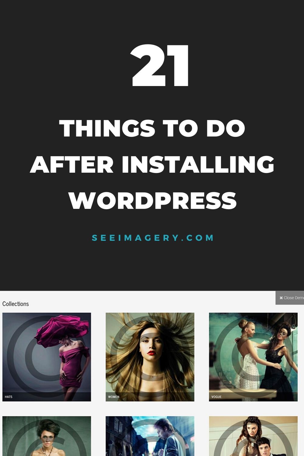 Things to do After Installing WordPress Pin