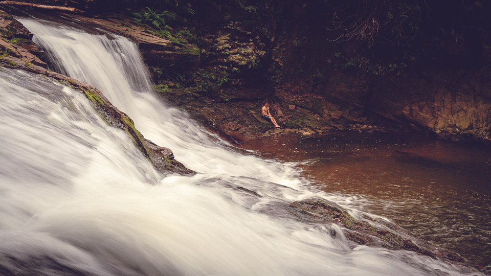 Porcupine Mountains Waterfall