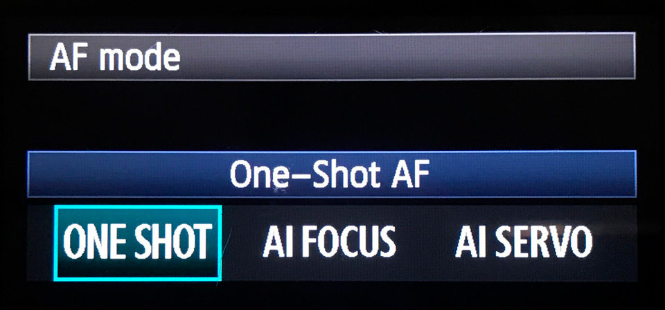 Focus Modes Camera Settings