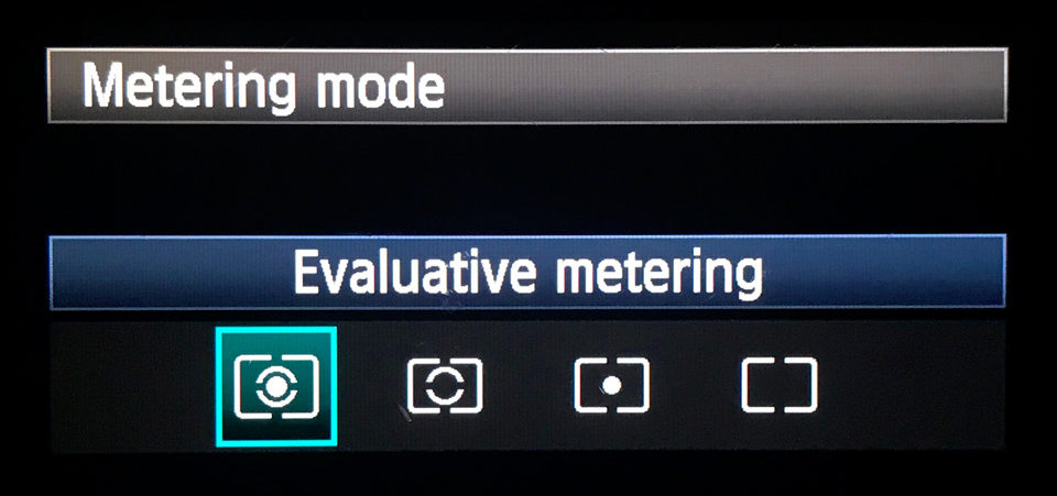 Metering Modes Camera Settings