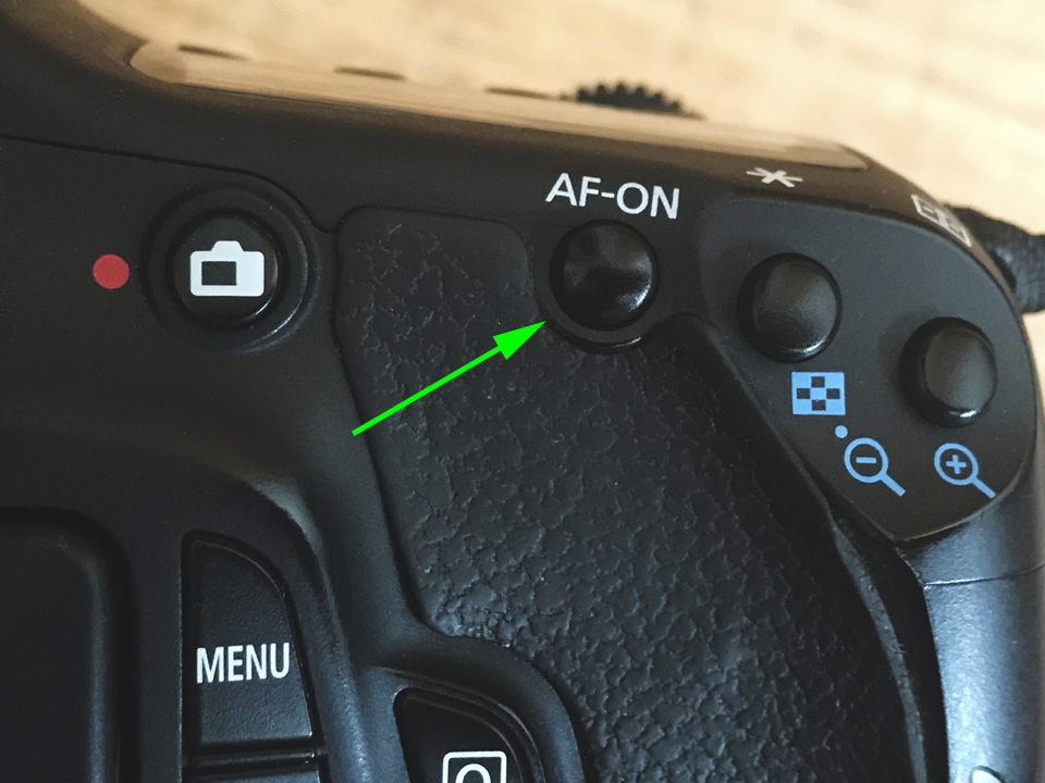 Back Button Focus Example